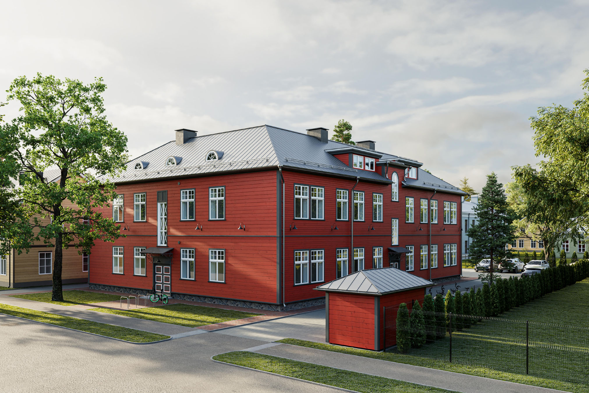Ajalooline haiglamaja valmib nüüdisaegseks korterelamuks juba järgmisel kevadel
